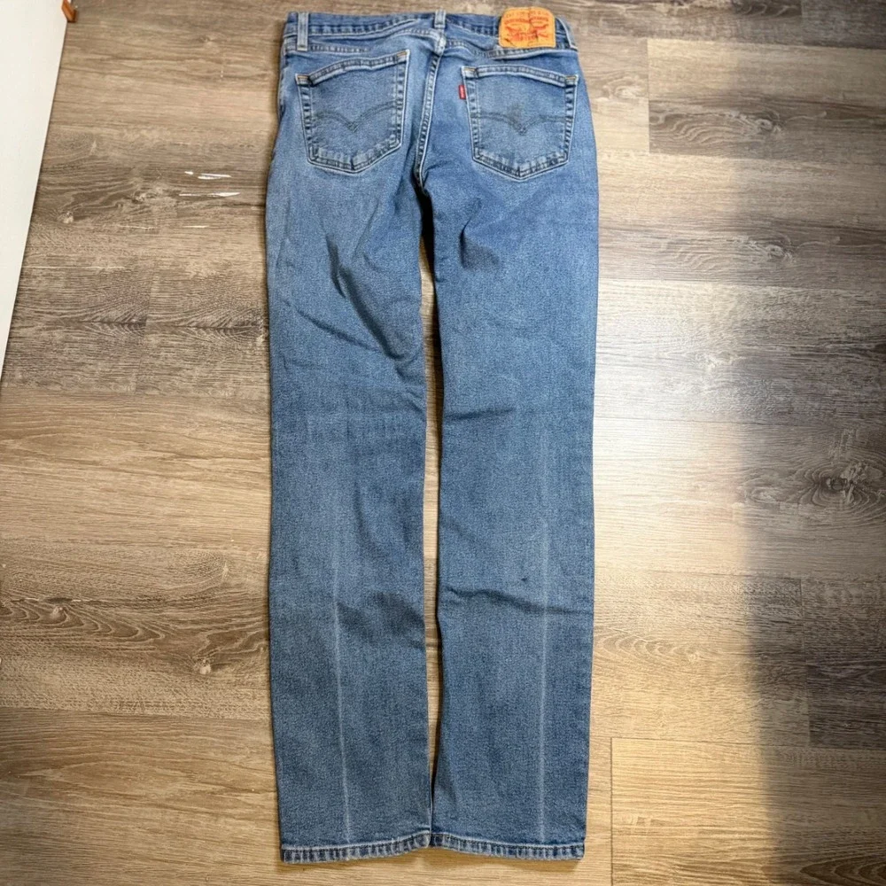 Levis 511 Slim Fit Jeans Mens 32x34 Medium Wash Blue Denim Straight Leg
